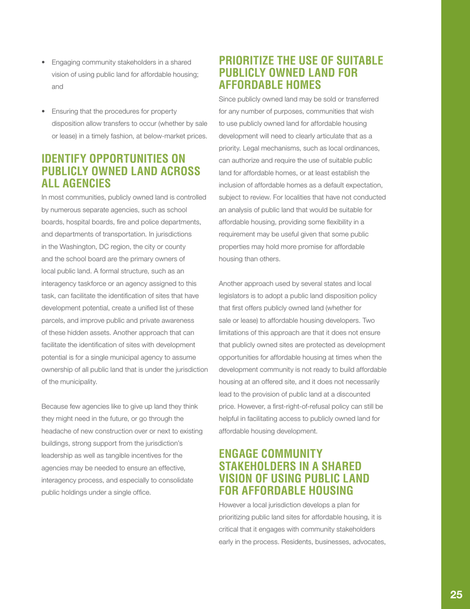 Public Land  Affordable Housing in the Washington Dc Region: Best Practices and Recommendations, Page 29