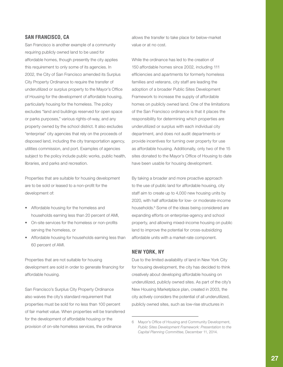 Public Land  Affordable Housing in the Washington Dc Region: Best Practices and Recommendations, Page 31