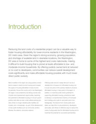 Public Land &amp; Affordable Housing in the Washington Dc Region: Best Practices and Recommendations, Page 5