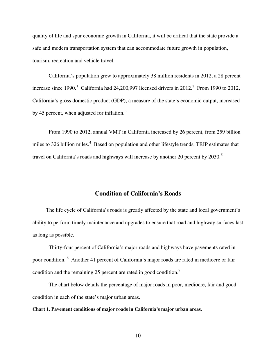 California Transportation by the Numbers: Meeting the States Need for Safe and Efficient Mobility - Trip, Page 11