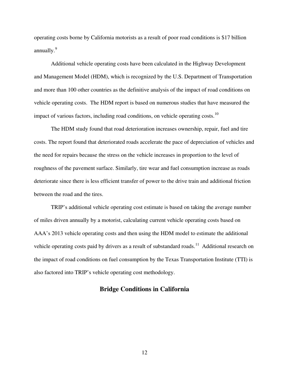 California Transportation by the Numbers: Meeting the States Need for Safe and Efficient Mobility - Trip, Page 13