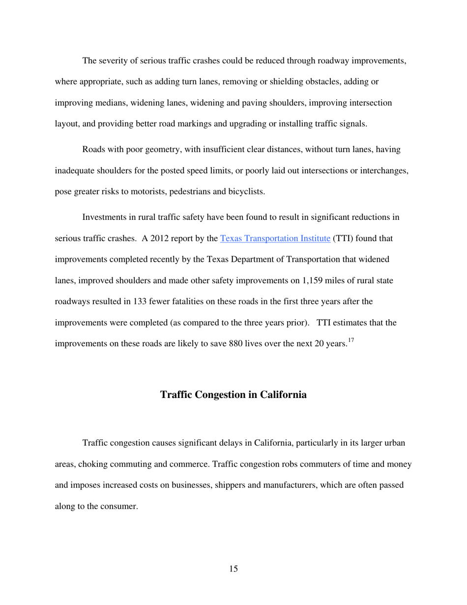California Transportation by the Numbers: Meeting the States Need for Safe and Efficient Mobility - Trip, Page 16