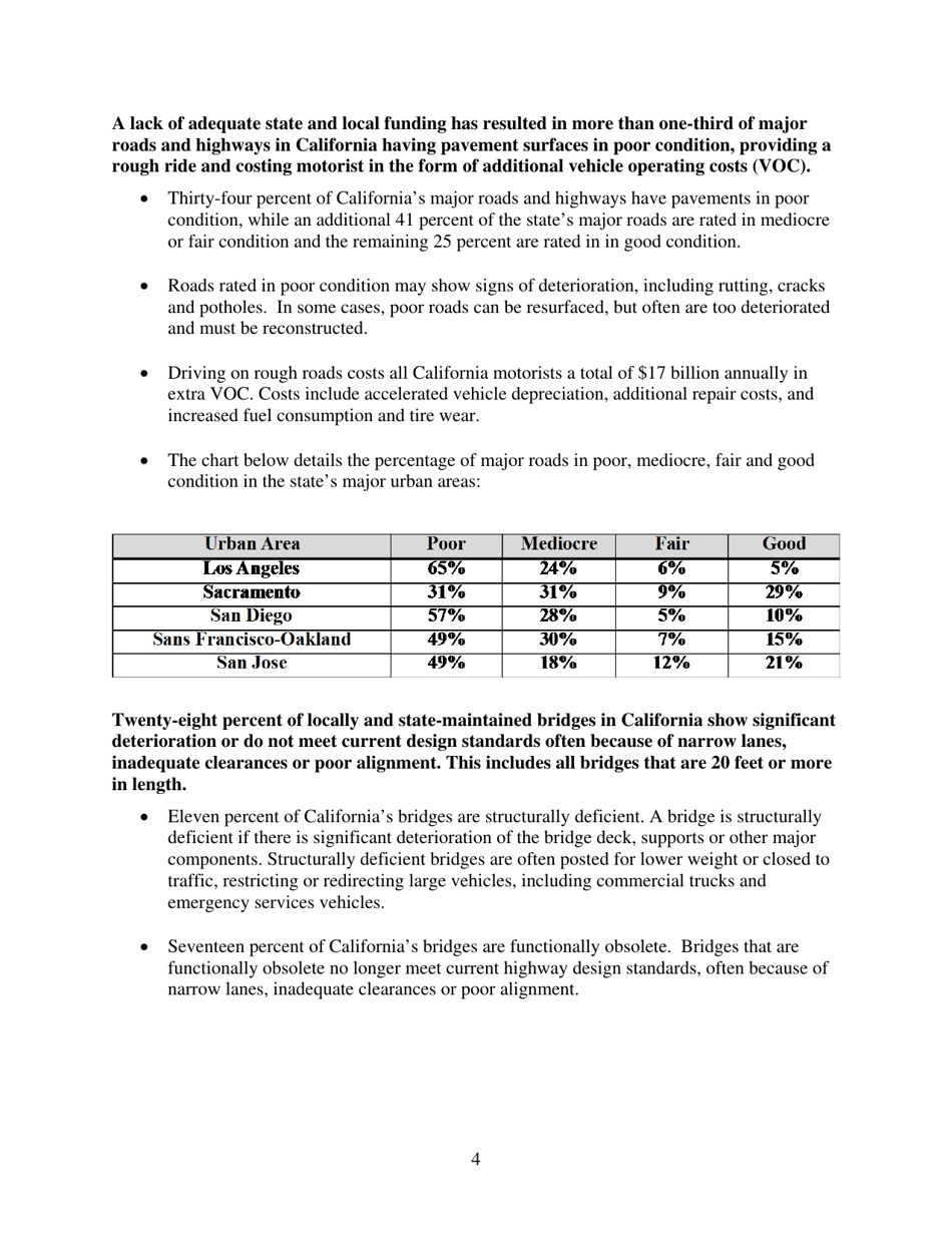 California Transportation by the Numbers: Meeting the States Need for Safe and Efficient Mobility - Trip, Page 5