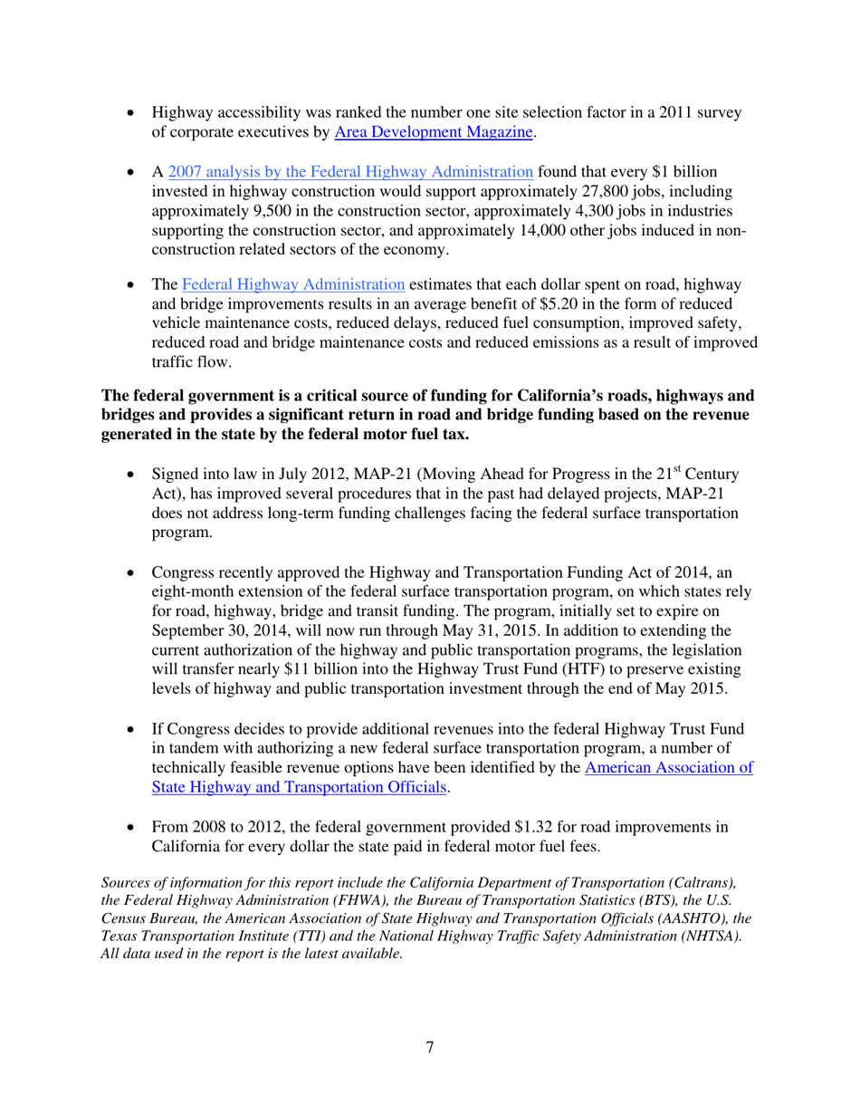 California Transportation by the Numbers: Meeting the States Need for Safe and Efficient Mobility - Trip, Page 8
