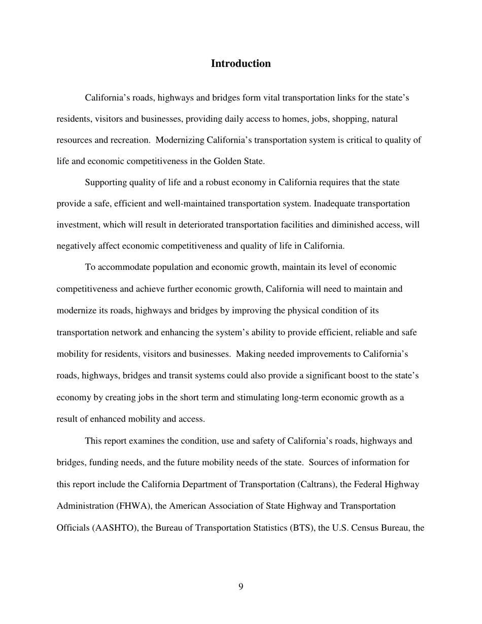 California Transportation by the Numbers: Meeting the States Need for Safe, Smooth and Efficient Mobility - Trip, Page 10