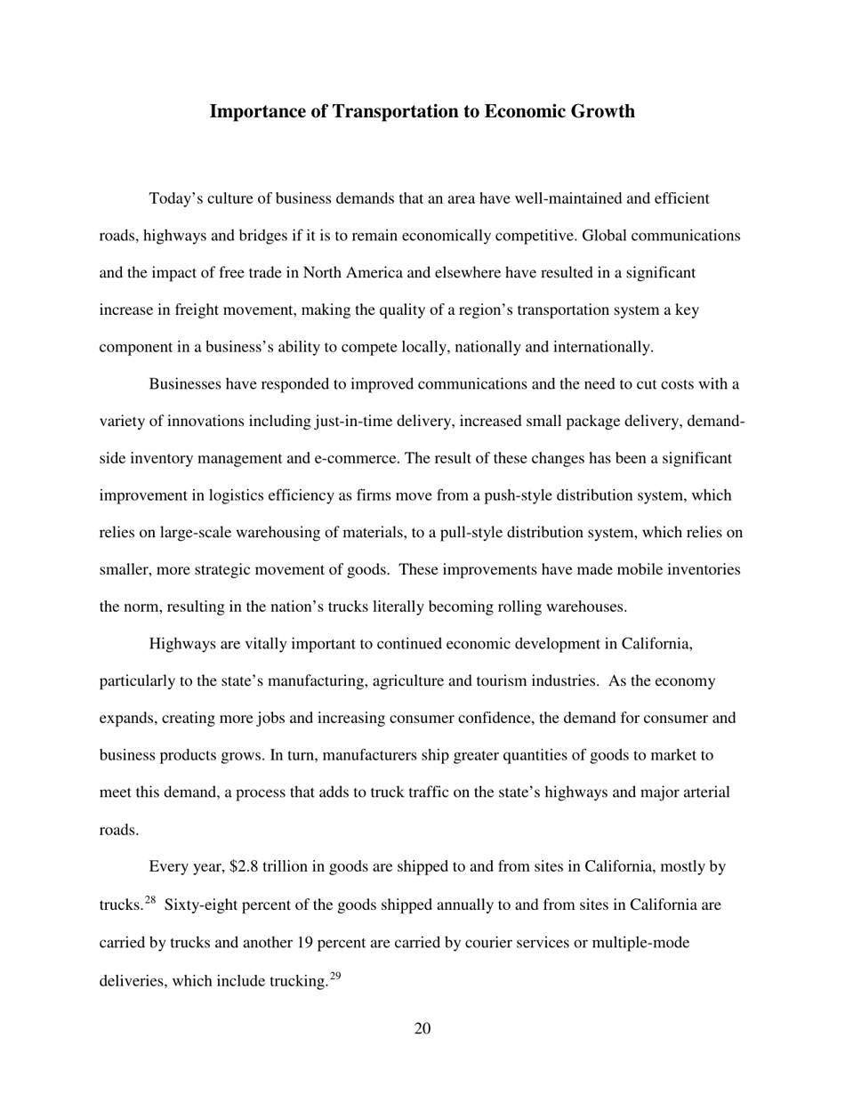 California Transportation by the Numbers: Meeting the States Need for Safe, Smooth and Efficient Mobility - Trip, Page 21