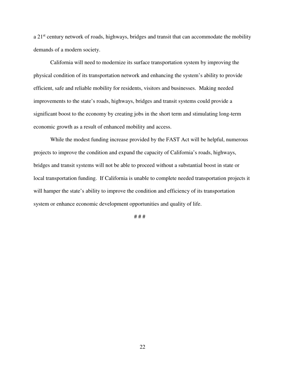 California Transportation by the Numbers: Meeting the States Need for Safe, Smooth and Efficient Mobility - Trip, Page 23