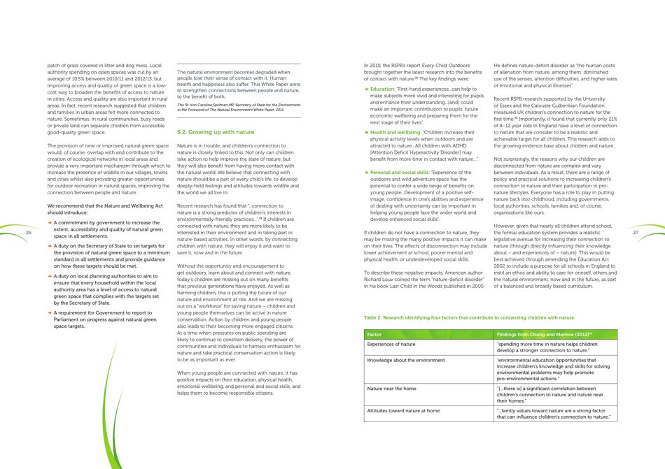 A Nature and Wellbeing Act: a Green Paper From the Wildlife Trusts and the Rspb, Page 14