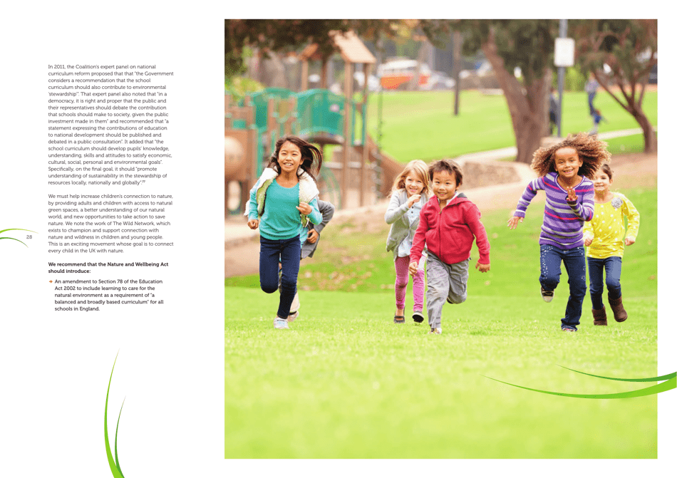 A Nature and Wellbeing Act: a Green Paper From the Wildlife Trusts and the Rspb, Page 15