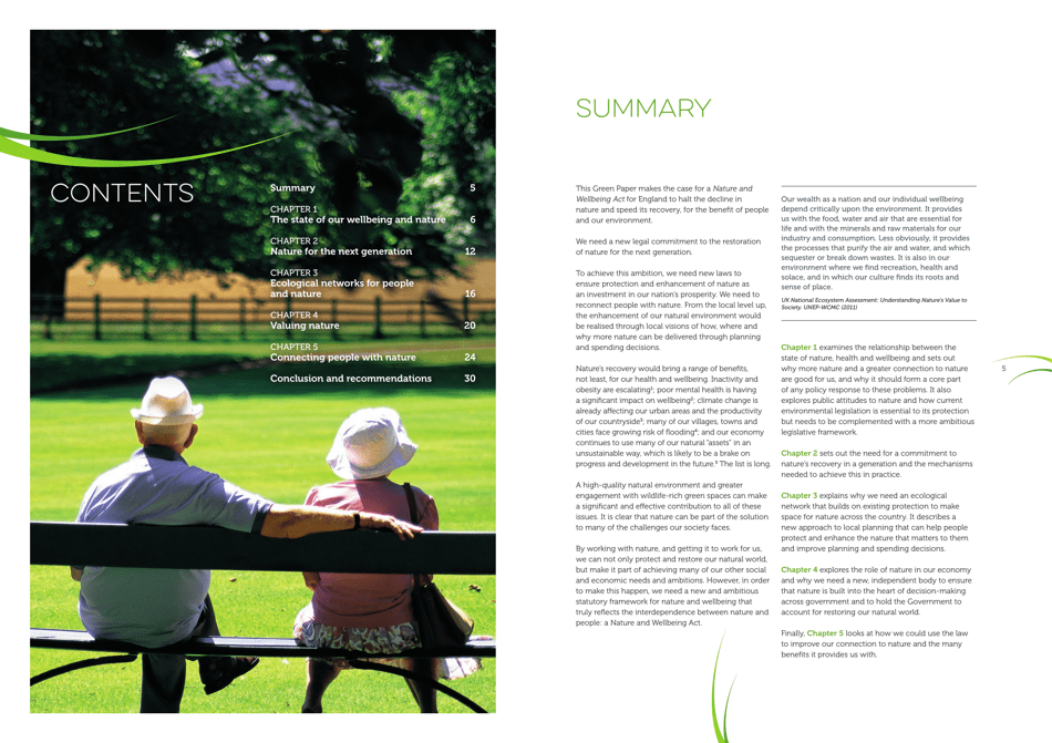 A Nature and Wellbeing Act: a Green Paper From the Wildlife Trusts and the Rspb, Page 3