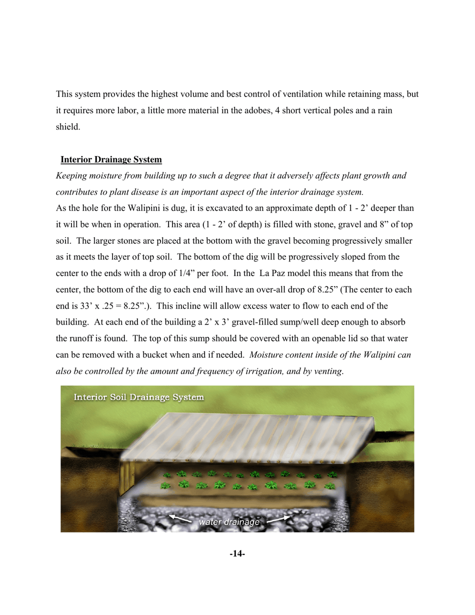 Walipini Construction (The Underground Greenhouse), Page 17