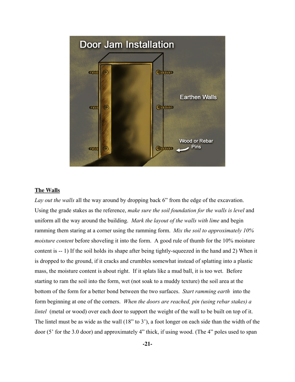 Walipini Construction (The Underground Greenhouse), Page 24