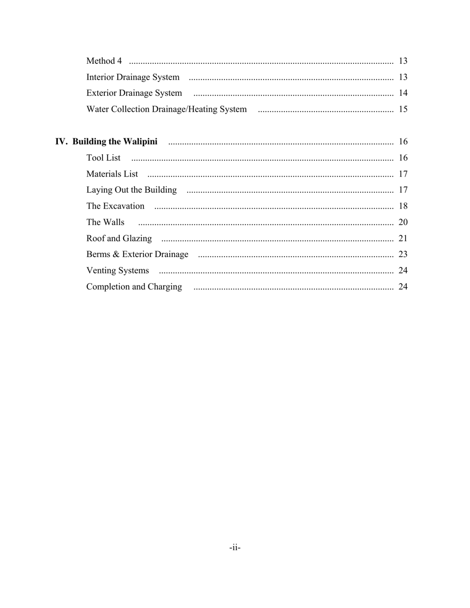 Walipini Construction (The Underground Greenhouse), Page 3
