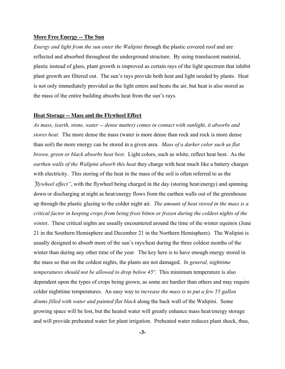 Walipini Construction (The Underground Greenhouse), Page 6