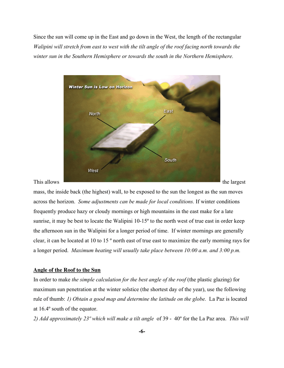 Walipini Construction (The Underground Greenhouse), Page 9