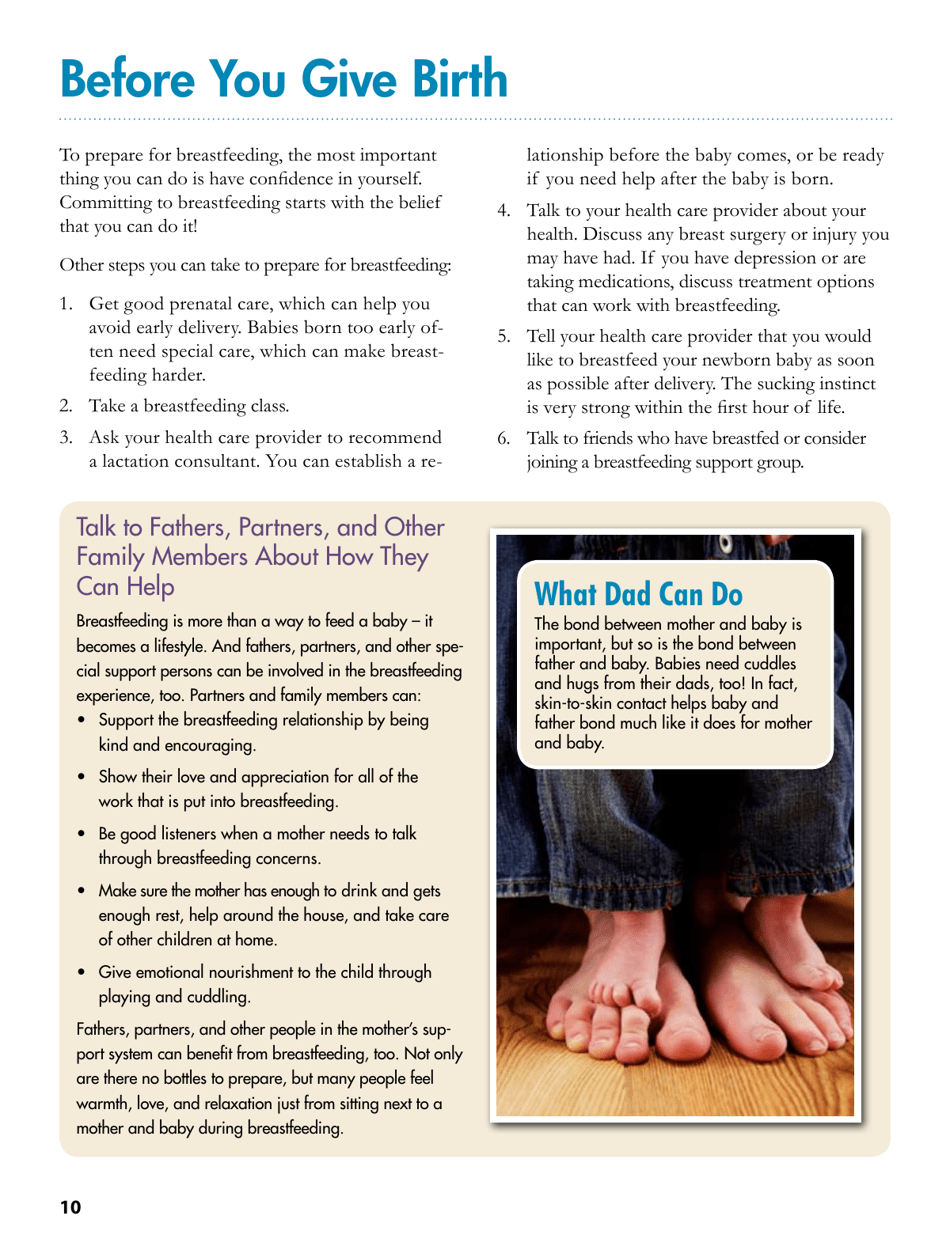 Your Guide to Breastfeeding, Page 10
