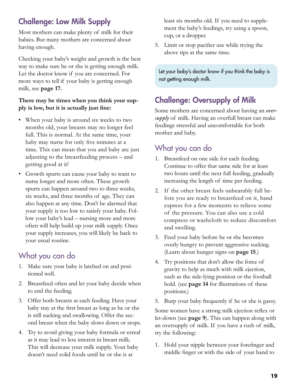 Your Guide to Breastfeeding, Page 19
