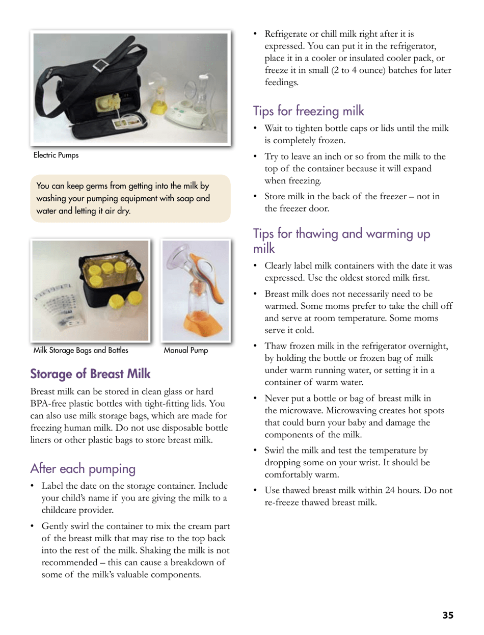 Your Guide to Breastfeeding, Page 35