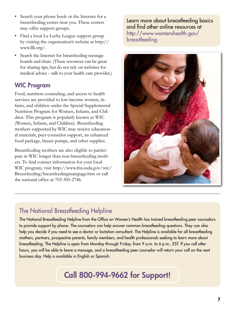 Your Guide to Breastfeeding, Page 7