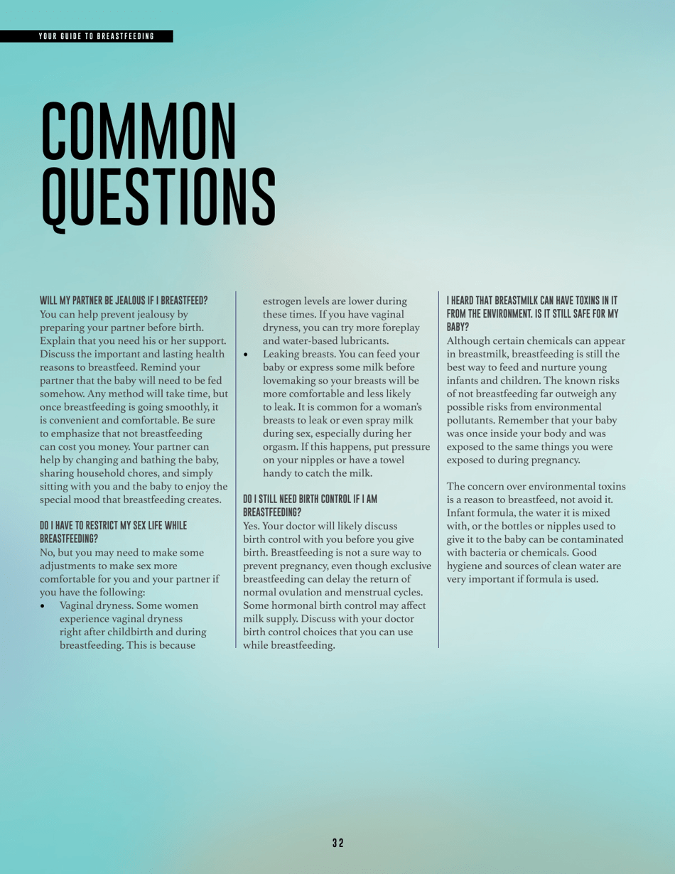 Your Guide to Breastfeeding, Page 34