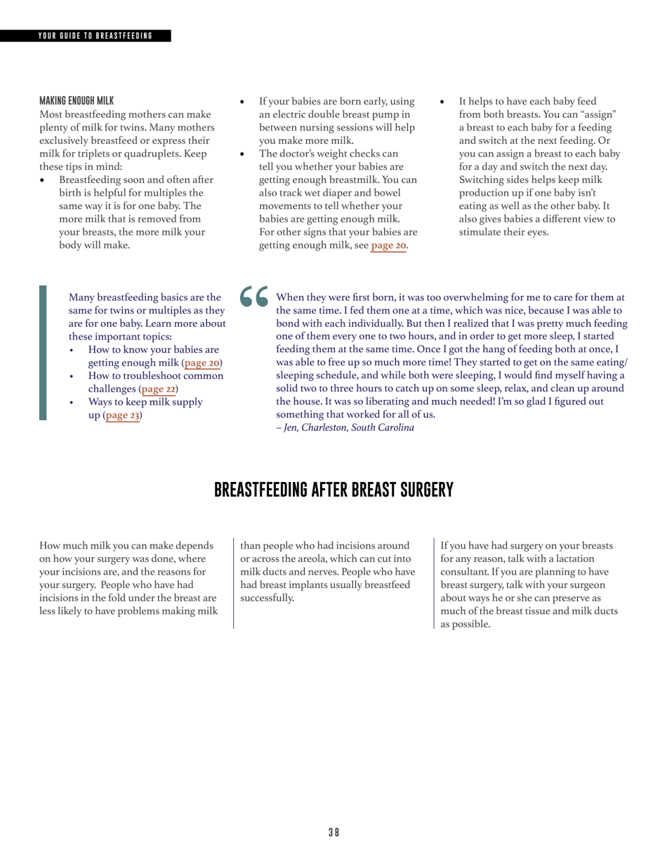 Your Guide to Breastfeeding, Page 40