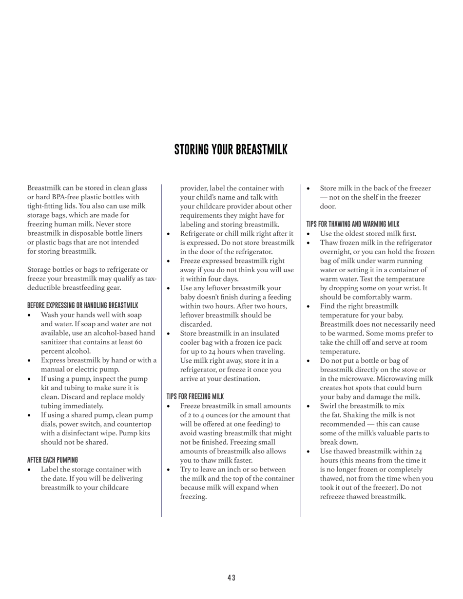 Your Guide to Breastfeeding, Page 45