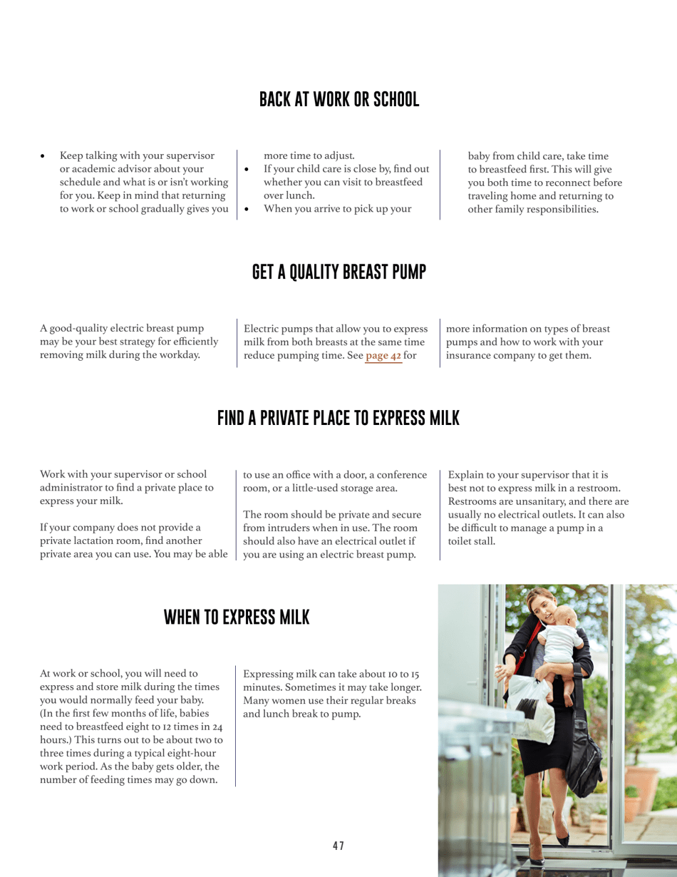 Your Guide to Breastfeeding, Page 49
