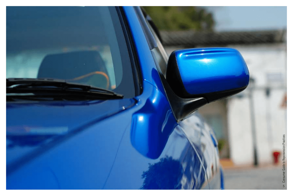 Consumers Guide to Repossession Practices - California, Page 5