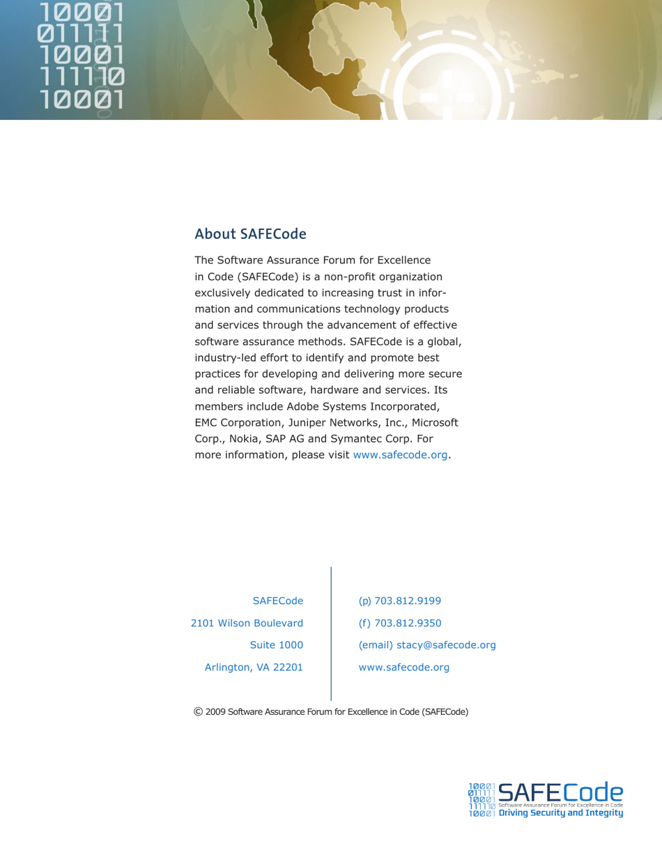 The Software Supply Chain Integrity Framework: Defining Risks and Responsibilities for Securing Software in the Global Supply Chain - Safecode, Page 14