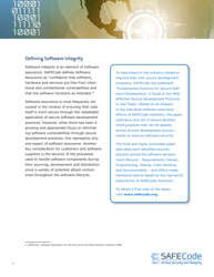 The Software Supply Chain Integrity Framework: Defining Risks and Responsibilities for Securing Software in the Global Supply Chain - Safecode, Page 4
