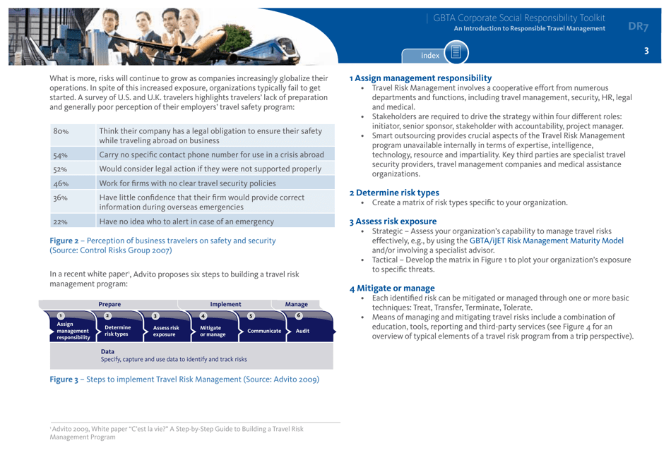 Detailed Reference 7: Guide to Travel Risk Management and Duty of Care - Global Business Travel Association, Page 3