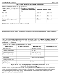Form SSA-454-BK Continuing Disability Review Report, Page 8