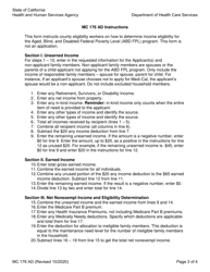 Form MC176 AD Aged, Blind, and Disabled Federal Poverty Level Program Income Eligibility Form - California, Page 3