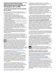 Instrucciones para IRS Formulario 941-X (PR) Ajuste a La Declaracion Federal Trimestral Del Patrono O Reclamacion De Reembolso (Puerto Rican Spanish), Page 3