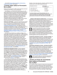 Instrucciones para IRS Formulario 941-X (PR) Ajuste a La Declaracion Federal Trimestral Del Patrono O Reclamacion De Reembolso (Puerto Rican Spanish), Page 4