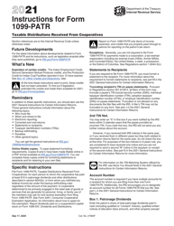 Document preview: Instructions for IRS Form 1099-PATR Taxable Distributions Received From Cooperatives