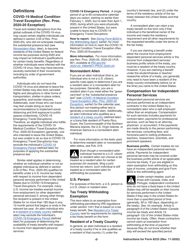 Instructions for IRS Form 8233 Exemption From Withholding on Compensation for Independent (And Certain Dependent) Personal Services of a Nonresident Alien Individual, Page 2