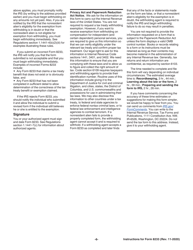 Instructions for IRS Form 8233 Exemption From Withholding on Compensation for Independent (And Certain Dependent) Personal Services of a Nonresident Alien Individual, Page 6