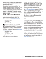 Instrucciones para IRS Formulario W-7 (SP) Solicitud De Numero De Identificacion Personal Del Contribuyente Del Servicio De Impuestos Internos (Spanish), Page 6