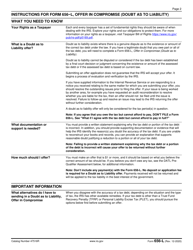 IRS Form 656-L Offer in Compromise (Doubt as to Liability), Page 2