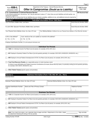 IRS Form 656-L Offer in Compromise (Doubt as to Liability), Page 6