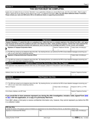 IRS Form 656-L Offer in Compromise (Doubt as to Liability), Page 8