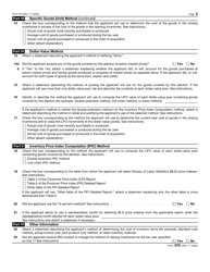 IRS Form 970 Application to Use Lifo Inventory Method, Page 2