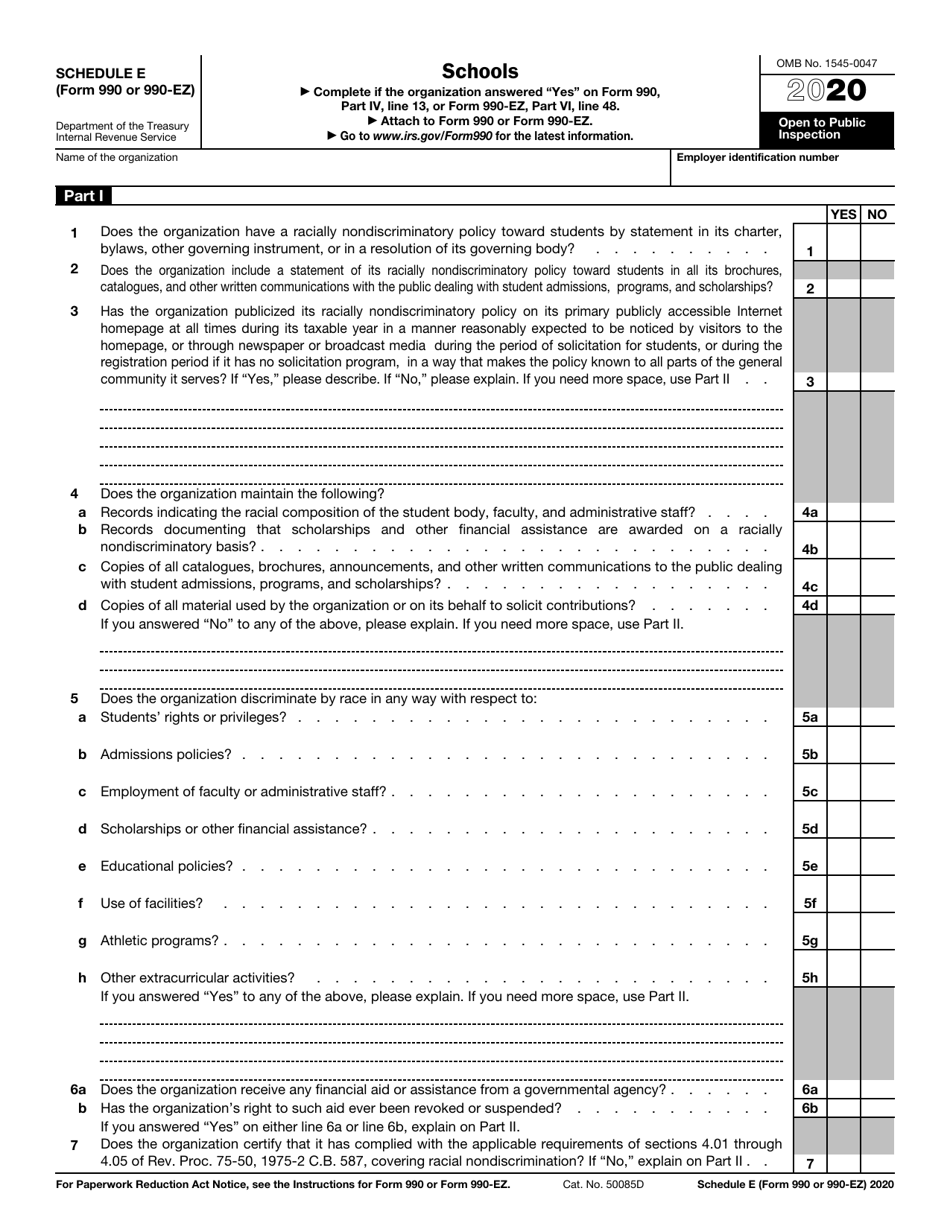 irs-form-990-990-ez-schedule-e-download-fillable-pdf-or-fill-online-schools-2020