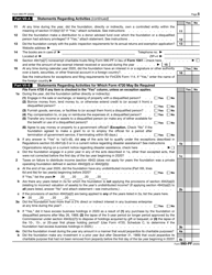 Form 990-PF Return of Private Foundation, Page 5