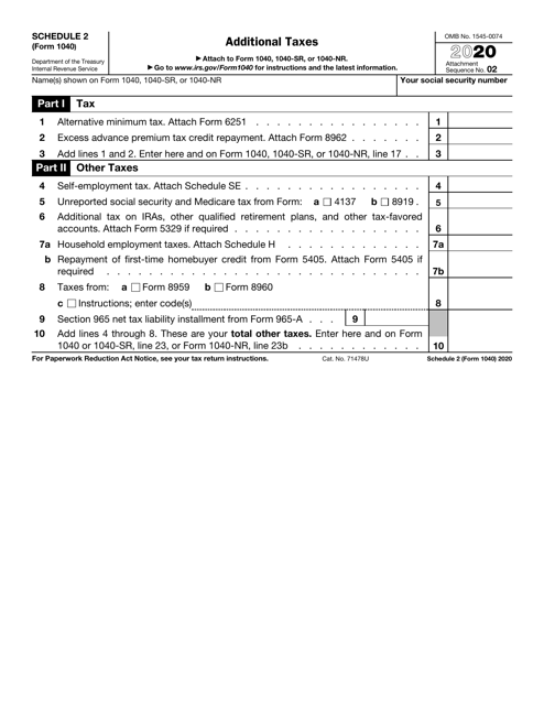 1040 form 2020 download