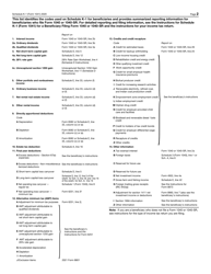 IRS Form 1041 Schedule K-1 Beneficiary&#039;s Share of Income, Deductions, Credits, Etc., Page 2