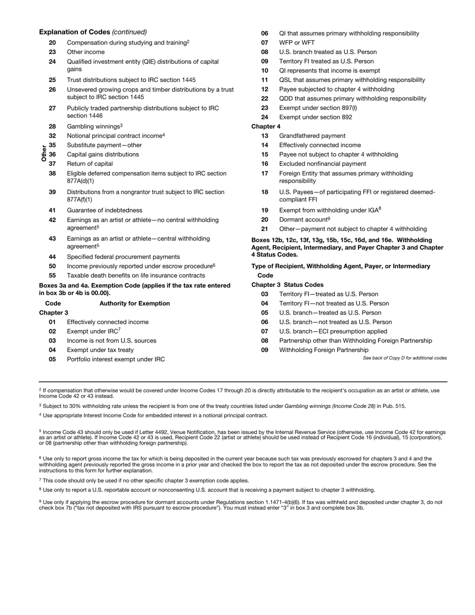 IRS Form 1042-S Foreign Persons U.S. Source Income Subject to Withholding, Page 5
