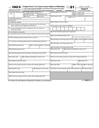 IRS Form 1042-S Foreign Person&#039;s U.S. Source Income Subject to Withholding, Page 8