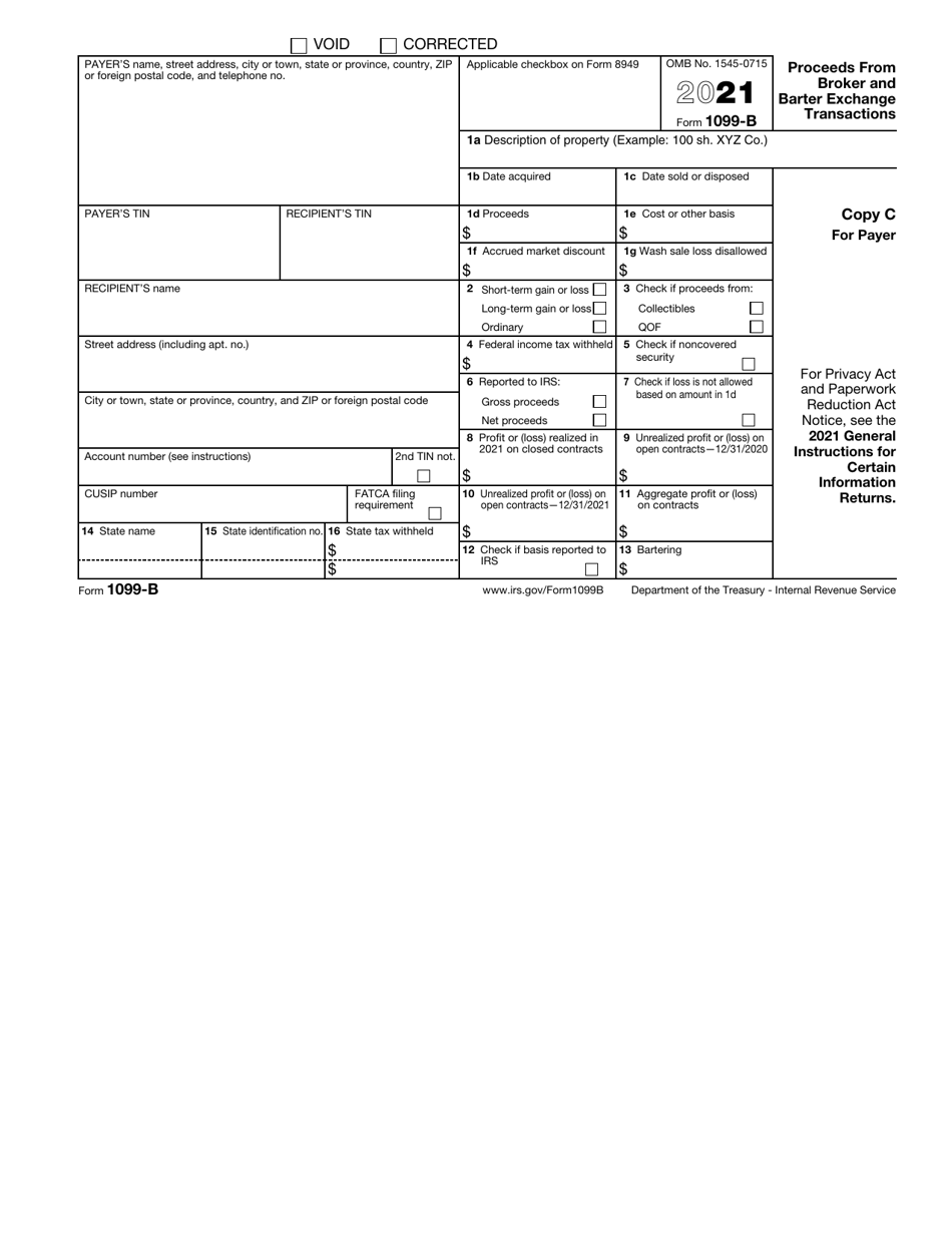 IRS Form 1099-B Proceeds From Broker and Barter Exchange Transactions, Page 8